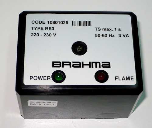 Detector De Llama Para Quemadores A Gas Brahma Re3 Italiano