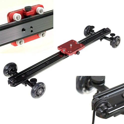 Dolly Slider 60 Cm. V2 Con Baleros Y Polea Video Dslr