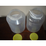 Tarros Plasticos Usados  De 8 Litros Por Unidad