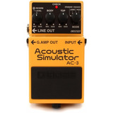 Pedal Boss Acoustic Simulator Ac3 + Fonte + Nfe + Garantia