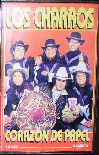 Los Charros - Corazón De Papel (1996) Cassette Mb