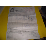 Antiguo Documento Municipalidad Rosario Sello Timbrado 1969