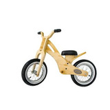 Bicicleta De Madera Para Niños De 2 A 5 Años. Natural