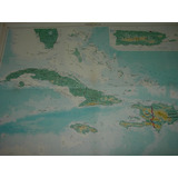 Mapa Antiguo 105 Grandes Antillas Cartografia Mapas Deco