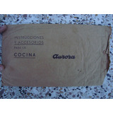 Antiguo Sobre Con Membrete De Cocina Aurora.