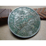 Moneda Half Crown 1947 Inglaterra Impecable