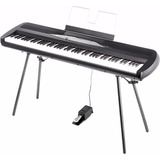 Piano Digital Korg Sp-280 Negro 88 Teclas + Pedal + Soporte