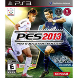 Jogo Pro Evolution Soccer 2013 Pes Ps3 Futebol Mídia Física