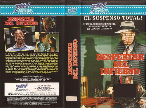 Despertar Del Infierno Vhs The Horror Show Terror