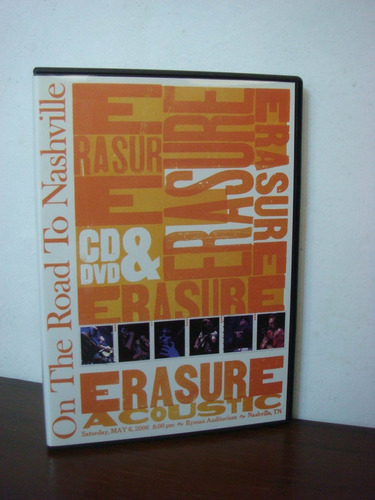 Erasure - On The Road To Nashville * Dvd + Cd Extra + Ticket