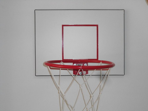 Aro De Basket 40 Cm. + Tablero 61 X 40 Cm. Tissus