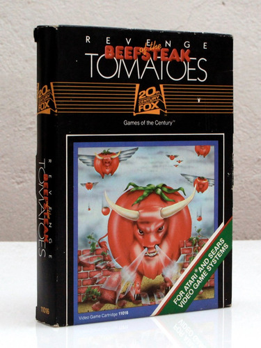 Caja De Juego Sola (sin Juego) Atari Killing Tomatoes 80s