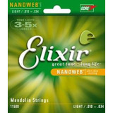 Elixirâ® Cuerdas Mandolina Cuerdas Con Nanowebâ®coating, Luz