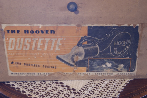 Aspiradora Vintage Hoover Dustette Caja Colección