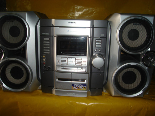 Micro System Sony Hcd-rg55 - 2.600w - 3 Cd's - Aux - P. Uso