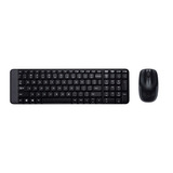 Kit Teclado E Mouse Sem Fio Mk220 Preto 2,4ghz Logitech 0827