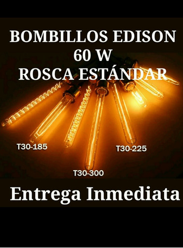 Bombillo Decorativo Edison 120 V. Rosa Standard E27