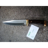 Cuchillo Muela Jabali-21r Hoja 21cm Acero Inox Funda Cuero!!