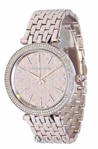 Reloj Michael Kors Para Mujer Mk3404  De Tono De Plata 