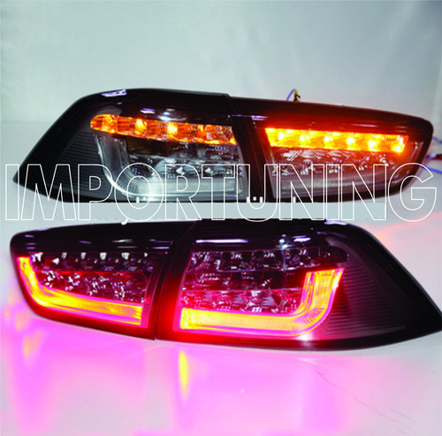 Mitsubishi Lancer 2007+ A Faros Led Posteriores Smoke Foto 3