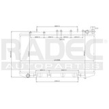 Radiador Nissan Tsuru Iii 2002-2003-2004 L4 1.6/1.8/2.0l Std