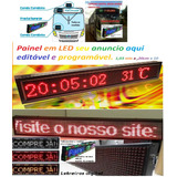 Painel Letreiro Digital Led, Comercio Onibus Van Caminhao