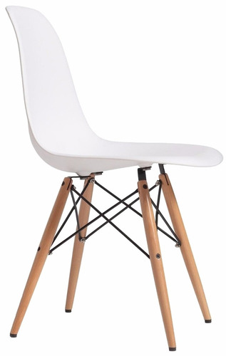 Silla Eames Dsw Color Blanco, Comedor, Terraza, Bar, Negocio