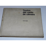 * Textos Del Canto De Camara - Adolfo Sauze - Ricordi
