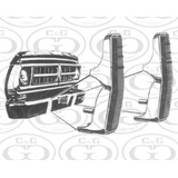 Tope Defensa Ford F-150 64-79 Sólo Hule Par