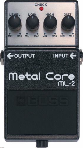 Pedal Boss Ml2 Metal Core + Cable Interpedal Ernie Ball 