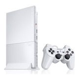 Sony Playstation 2 Slim Scph-900 Standard Color  Ceramic White