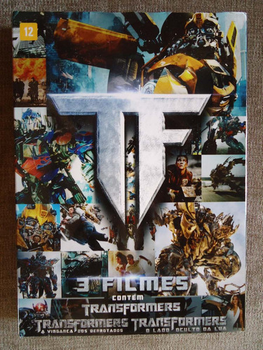 Transformers - Trilogia - 03 Dvds - Paramount - C/ Luva