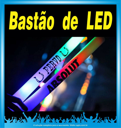 65 Bastão De Led Personalizados Casamento 15 Anos Balada