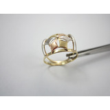 Espetacular Anel Em Ouro 18k - 2.72gr 