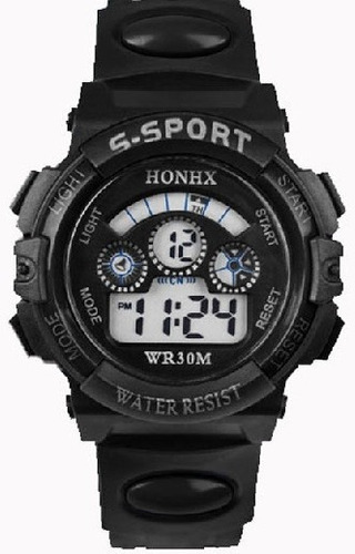 Reloj Honhx Negro  Deportivo