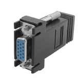 Par Adaptador Vga Rj 45 Pronta Entrega Femea