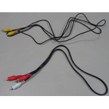 Cable Rca 3 Plug Macho A Macho Audio Y Video 80 Cm