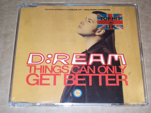 D:dream Things Can Only Get Better Sencillo Importado Cd