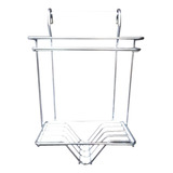 Escurridor Simple Para Barral Cocina Acero Cromo 38x28x17cm