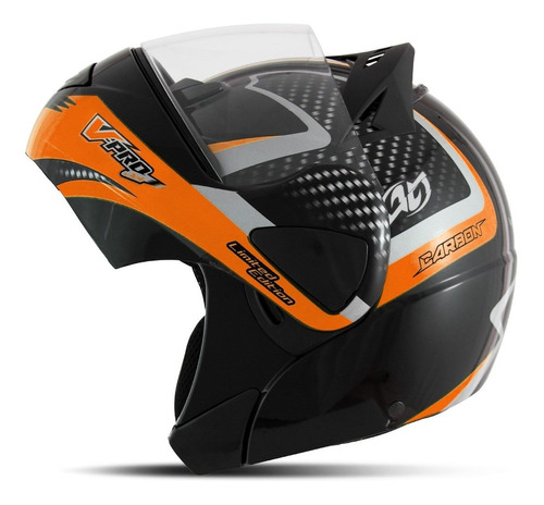 Capacete Masculino Para Moto Escamoteável V-pro Jet 2