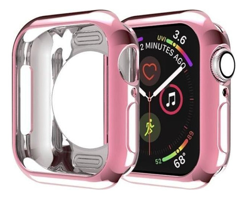 Carcasa Para Apple Watch Serie 5 Y 4 44mm Rosado