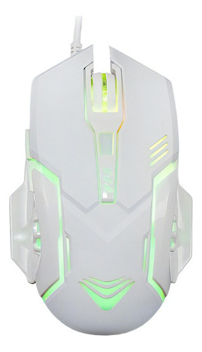 Mouse Gamer Evus Mo-09 2400dpi Thundermaster Usb Branco