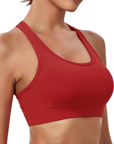 Top Malla Push Up Deportivo Mujer 100% Lycra Importado 