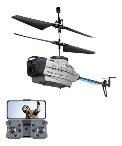 Helicóptero Teledirigido K 2022 Ky202 Rc 4k Con Doble Cámara