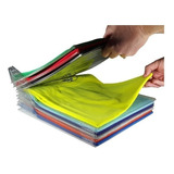 Pack Organizador De Remeras X 10 Unidades Plastico Apilable 