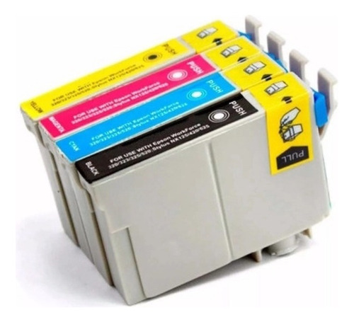 Cartuchos Alternativos Para Epson T133 Tx420 Tx235 Juego X4