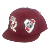 Gorra Plana Snapback Nacho Scocco #32  River Plate