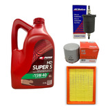 Kit 3 Filtros Chevrolet Meriva + Aceite Mineral Puma 15w40