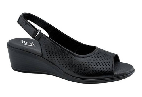 Zapatillas Mujer Plataforma Confort Piel Marca Flexi 3704