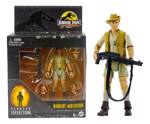  Jurassic Park Robert Muldoon Hammond Collection Mattel